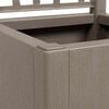 vidaXL Garden Planter Grey 36 x 36 x 140 cm Polypropylene
