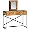 vidaXL Dressing Table Brown 100 x 40 x 120 cm Solid Acacia wood