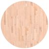 vidaXL Table Top &Oslash;90x2.5 cm Round Solid Wood Beech