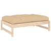 vidaXL Garden Footstool 120x80 cm Solid Wood Pine