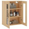 vidaXL Wall Mounted Cabinet Sonoma Oak 69.5x34x90 cm Engineered Wood