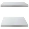 vidaXL Wall Shelves 2 pcs 100x40 cm Silver Stainless Steel