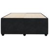 vidaXL Bed Frame without Mattress Black 120x190 cm Small Double Velvet