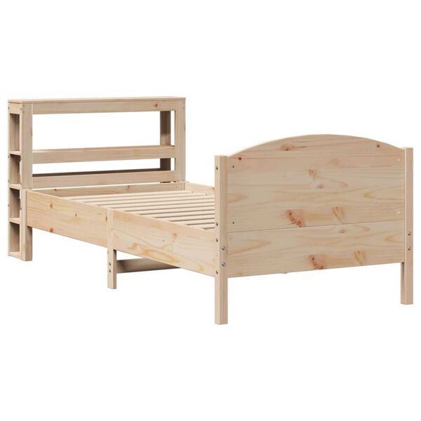 vidaXL Bed Frame without Mattress 90x200 cm Solid Wood Pine