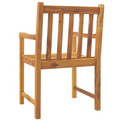 vidaXL Garden Chairs 8 pcs 56x55.5x90 cm Solid Wood Acacia