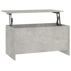 vidaXL Coffee Table Concrete Grey 102x55,5x52,5 cm Engineered Wood
