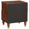 vidaXL Bedside Cabinet 2 pcs Brown 40 x 33 x 46 cm Solid Acacia wood