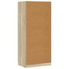vidaXL Wardrobe Sonoma Oak 80x52x180 cm Engineered Wood
