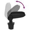 vidaXL Car Armrest Black 13.5x32.5x(31-46.5) cm ABS