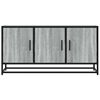 vidaXL TV Cabinet Grey Sonoma 100x35x50 cm Engineered Wood and Metal
