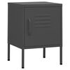 vidaXL Nightstands 2 pcs Anthracite 35x35x51 cm Steel
