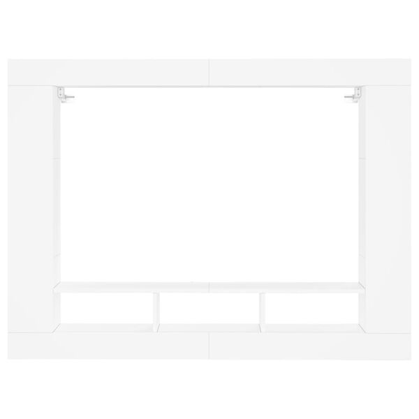 vidaXL TV Cabinet White 152x22x113 cm Engineered Wood