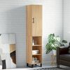 vidaXL Highboard Sonoma Oak 34.5x34x180 cm Engineered Wood