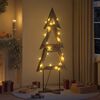vidaXL Christmas Tree with Stand Brown 180 cm Solid teak wood