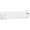 vidaXL Bed Headboard with Cabinets White Engineered Wood