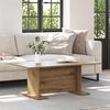 vidaXL Coffee Table Artisan oak 103.5 x 60 x 40 cm Engineered wood