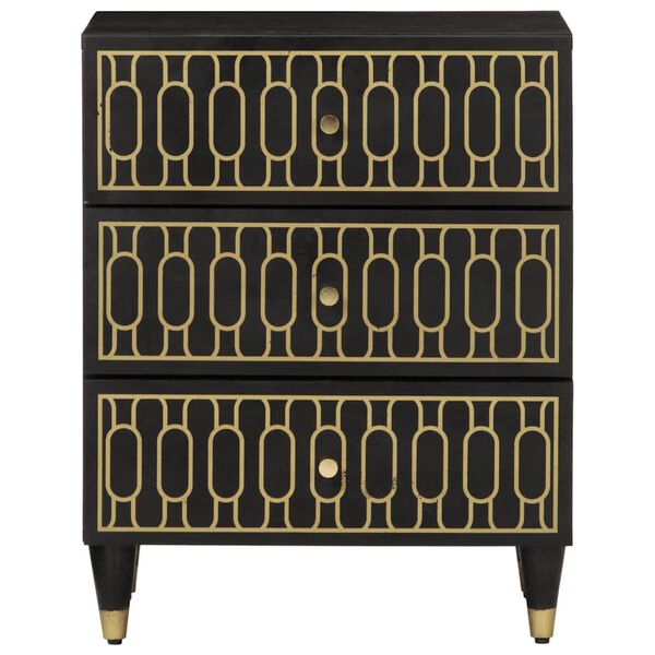 vidaXL Bedside Cabinet 50x33x60 cm Solid Wood Mango