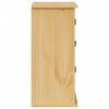 vidaXL Bathroom Wall Cabinet Corona 70x33x71.5 cm Solid Wood Pine