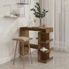 vidaXL Bar Table with Storage Rack Brown Oak 100x50x101.5cm Engineered Wood