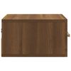 vidaXL Wall-mounted Bedside Cabinet Brown Oak 35x35x20 cm