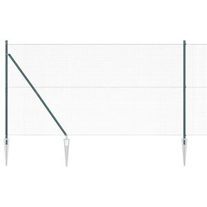 vidaXL Fence Post Green