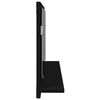 vidaXL Mirror Shelf Black Oak 90 x 10.5 x 37 cm Engineered Wood