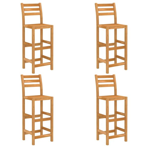 vidaXL 5 Piece Outdoor Bar Set Solid Acacia Wood