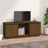 vidaXL TV Cabinet Honey Brown 110.5x35x44 cm Solid Wood Pine