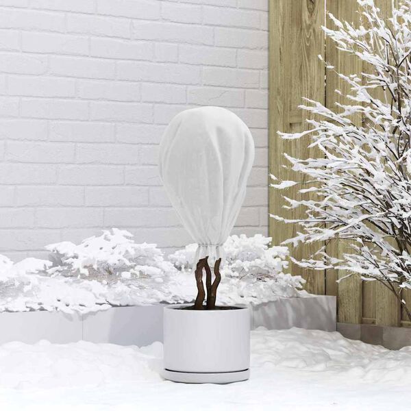 vidaXL Frost Protection Plant Fleece White 100 x 1.6 m