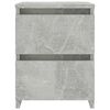 vidaXL Bedside Cabinet Concrete Grey 30x30x40 cm Engineered Wood