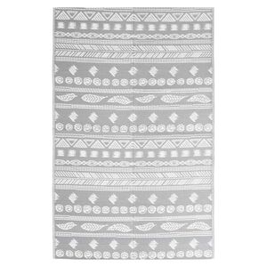 vidaXL Outdoor Rug ARAKIL Grey 160x230 cm PP