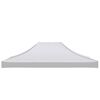 vidaXL Party Tent Roof 4x3 m White 270 g/m&sup2;