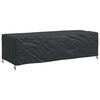 vidaXL Furniture Cover Plain Black 270 x 110 x 70 cm 600D
