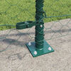 vidaXL Fence Post Green 50 x 1 m (50 mm mesh) Steel and PVC