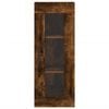 vidaXL Wall Mounted Cabinet Smoked Oak 34.5x34x90 cm
