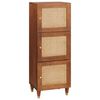vidaXL High board Brown 40 x 33.5 x 110 cm Solid Mango Wood