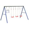 vidaXL Outdoor Swing Set with Swings and Trapeze