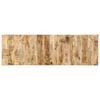 vidaXL Headboard 160 cm Solid Rough Wood Mango