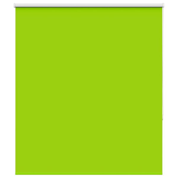 vidaXL Roller Blind Blackout Leaves Green 135x130 cm Fabric Width 131.6 cm Polyester