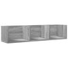 vidaXL Wall Cabinet Grey Sonoma 75x18x16,5 cm Engineered Wood