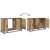 vidaXL Bathroom Furniture Set 2 pcs Artisan oak Engineered wood