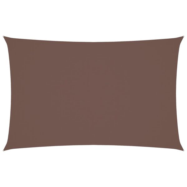 vidaXL Sunshade Sail Oxford Fabric Rectangular 4x7 m Brown