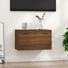 vidaXL Wall Cabinet Brown Oak 60x36.5x35 cm Engineered Wood
