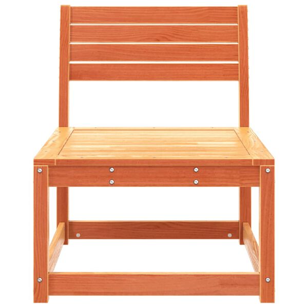 vidaXL Garden Sofa Wax Brown Solid Wood Pine