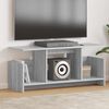 vidaXL TV Stand Grey Sonoma 102 x 35 x 45 cm Engineered Wood
