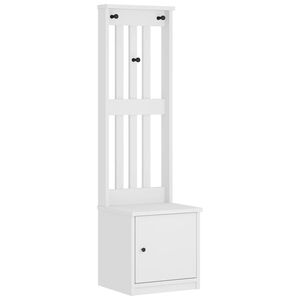 vidaXL Hall Tree SANDNES White 45x40x159.5 cm Solid Wood Pine