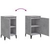 vidaXL Bedside Cabinet Concrete Grey 40x35x70 cm Engineered Wood