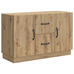 vidaXL Sideboard Artisan Oak 89 x 34.5 x 57 cm Engineered Wood