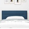 vidaXL Headboard with Headboard Blue 80 cm Faux Leather