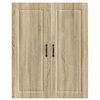 vidaXL Kitchen Cabinet Sonoma Oak 80 x 31 x 100 cm Engineered Wood